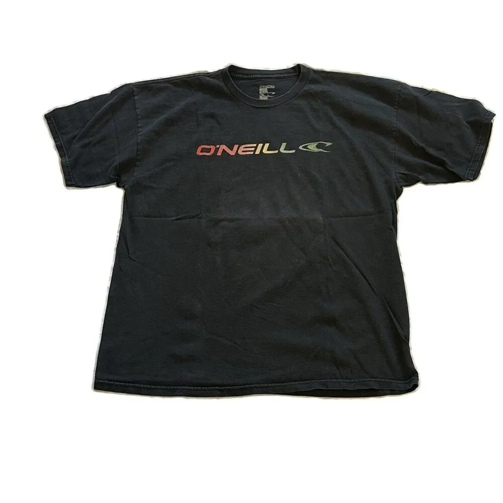 Y2K O'Neill Gradient Logo T-Shirt - Black